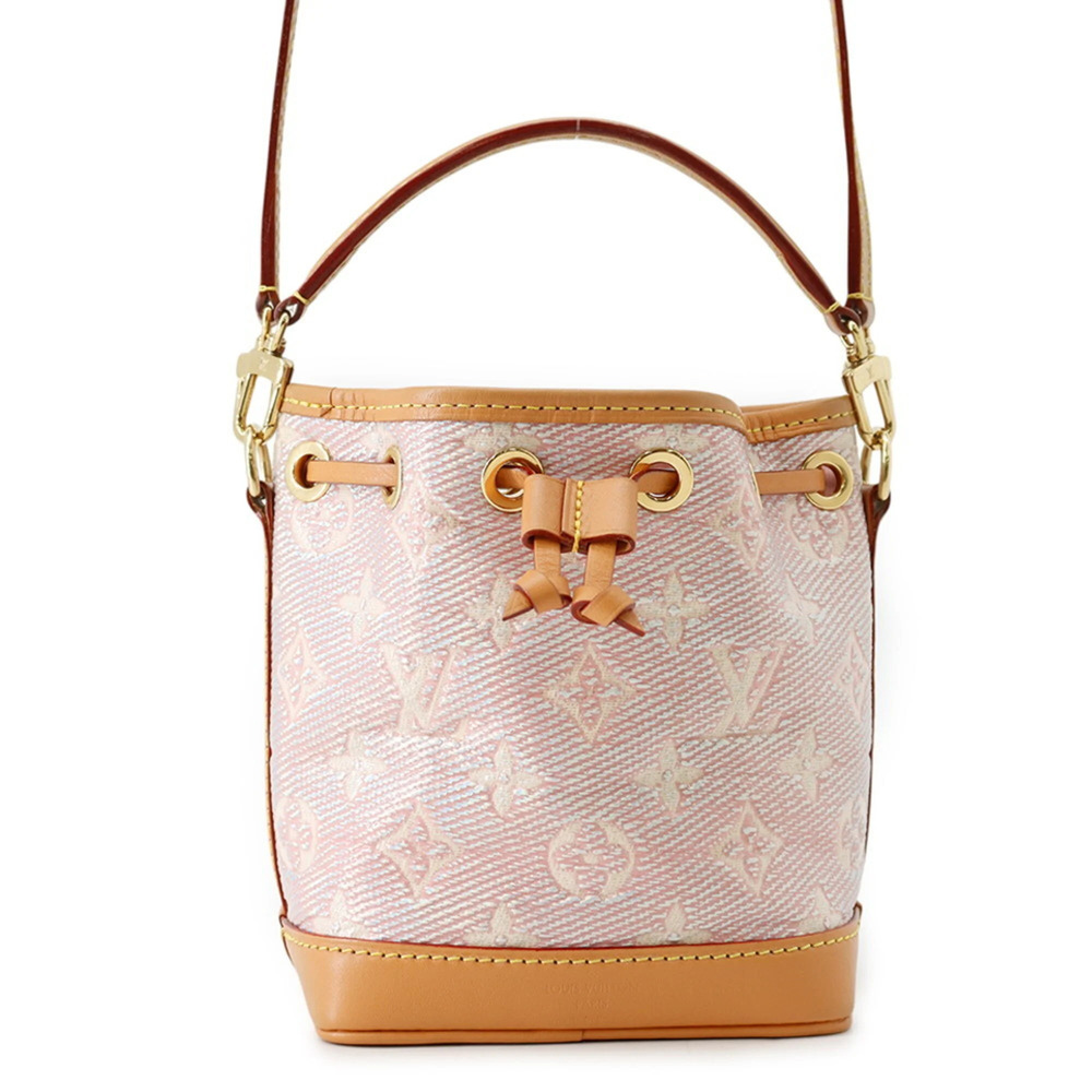 Louis Vuitton handbag, Monogram Laminated Jacquard Nano Noe M82427, LOUIS VUI...